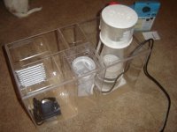 24 x 12 x 16 sump with Quiet One 2200 pump 007.JPG